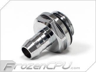 Bitspower Chrome G1/4" Barb Fitting - 1/4" ID (BP-WTP-C12) - Digital Outpost LLC