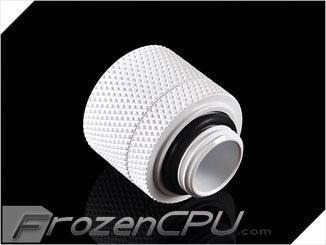 Bitspower G1/4 Thread 3/8" ID x 5/8" OD Compression Fitting - White (BP-DWCPF-CC3V2) - Digital Outpost LLC