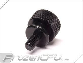 Bitspower M4 Thread Anodized Thumbscrew - Black - 4 Pack (BP-ATSCM4-BK) - Digital Outpost LLC